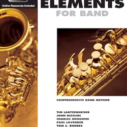 Hal Leonard HL00862572 Essential Elements for Band - Eb Alto Saxophone Book 1 with EEi